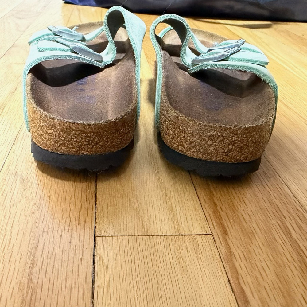 Women's Birkenstock Light Green Arizona Sandals 40/260 SKU680 - Picture 3 of 7